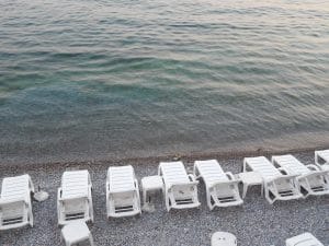 オフリド湖畔